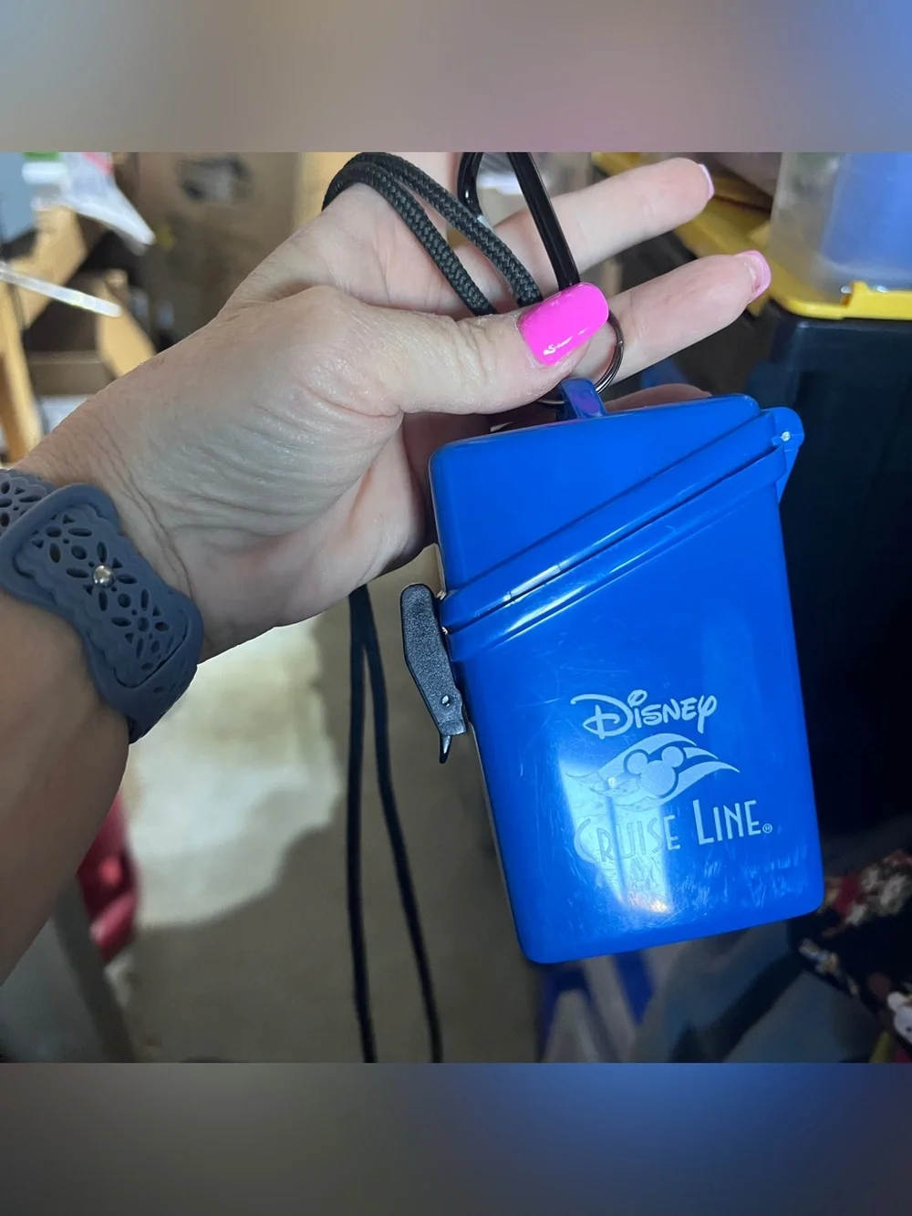 Disney Cruise Line Blue Card & Key Holder